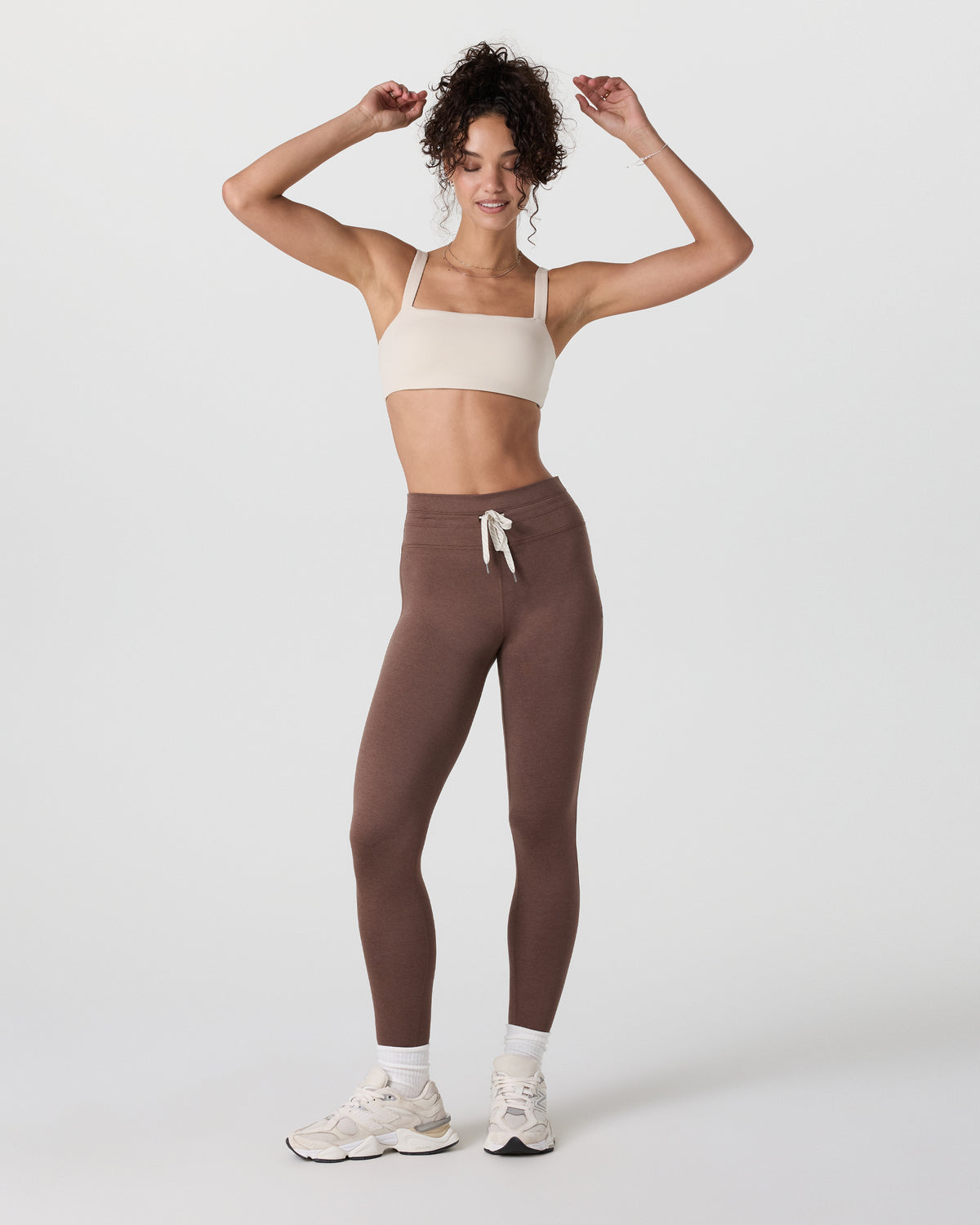 Vuori Halo Vintage Legging Chocolate Milk Heather
