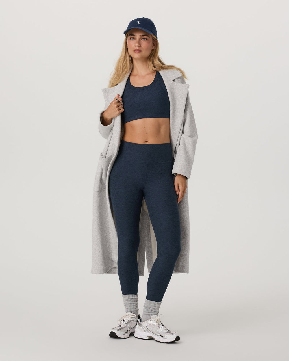Vuori Clean Elevation Legging-Long Midnight Heather