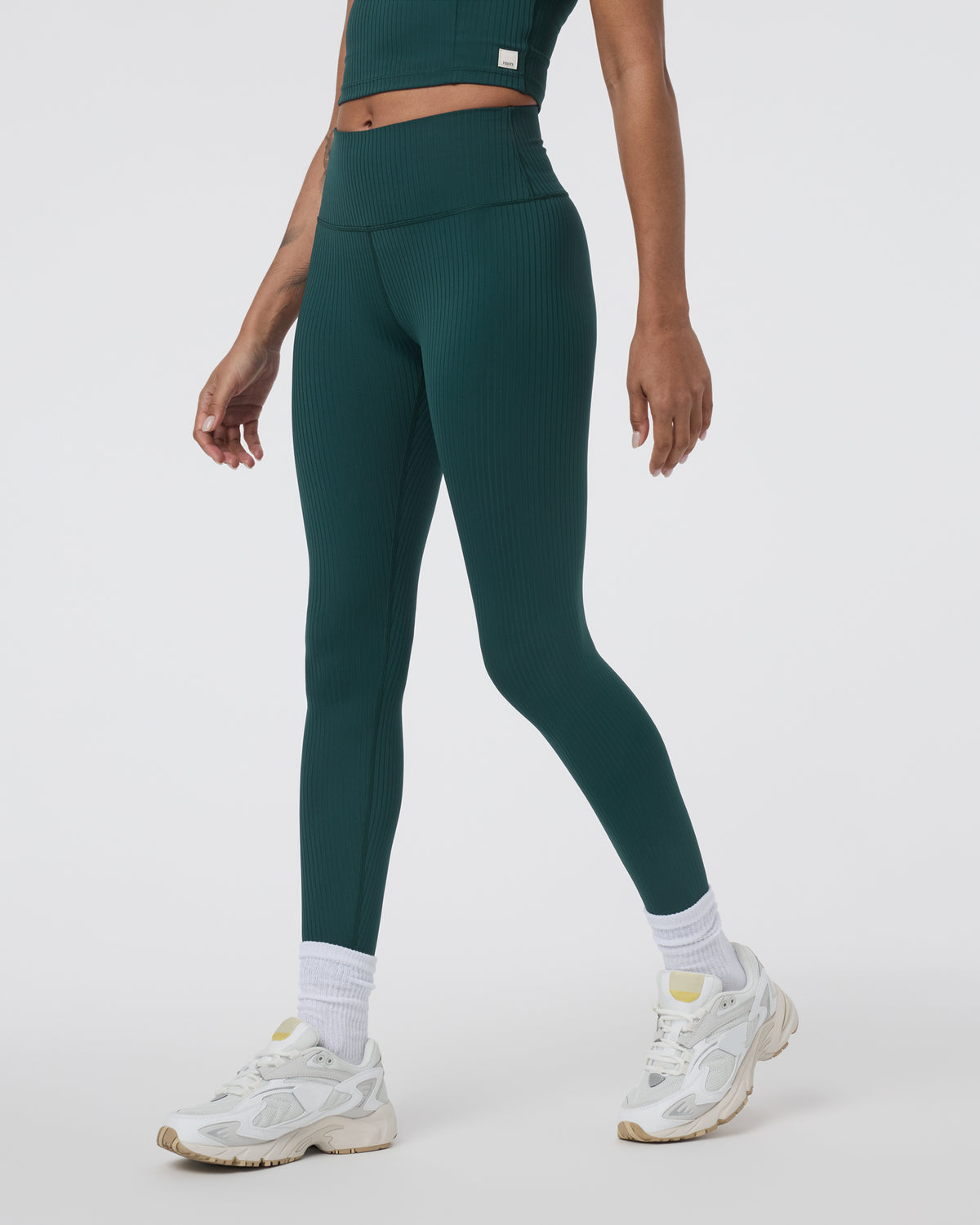 Vuori Inversion Rib Legging Moss