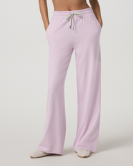 Vuori Halo Essential Wideleg Women's Lilac Breeze Heather Pants