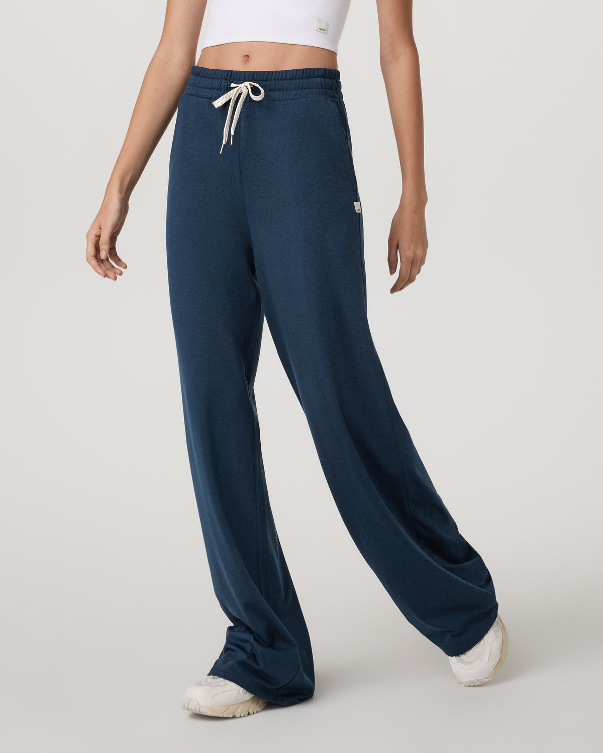 Vuori Halo Wideleg Women's Blue Coast Heather Pants
