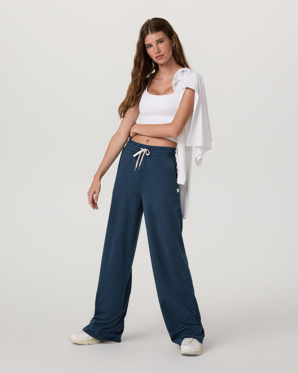 Vuori Halo Wideleg - Short Women's Blue Coast Pants