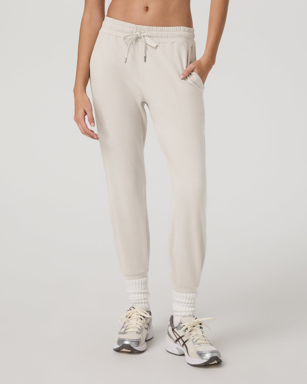 Vuori Performance Jogger Ecru Heather Joggers