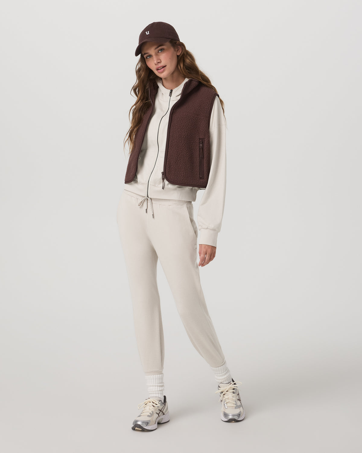 Vuori Performance Jogger Ecru Heather Joggers