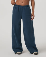 Vuori Restore Ultra Wideleg Sweatpant Women's Ocean Blue Pants