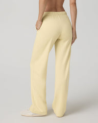 Vuori Women's Halo Modern Straight Leg Pant Lemon Snap Heather