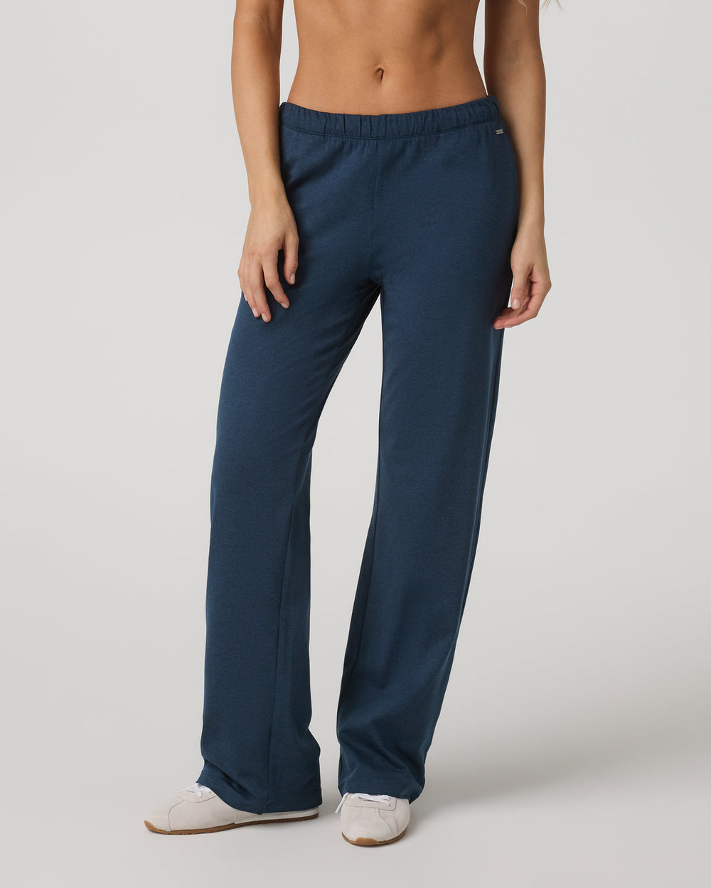 Vuori Halo Modern Straight Leg Pant - Long Blue Coast Heather