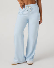 Vuori Halo Essential Wideleg - Short Soft Sky Heather Pants