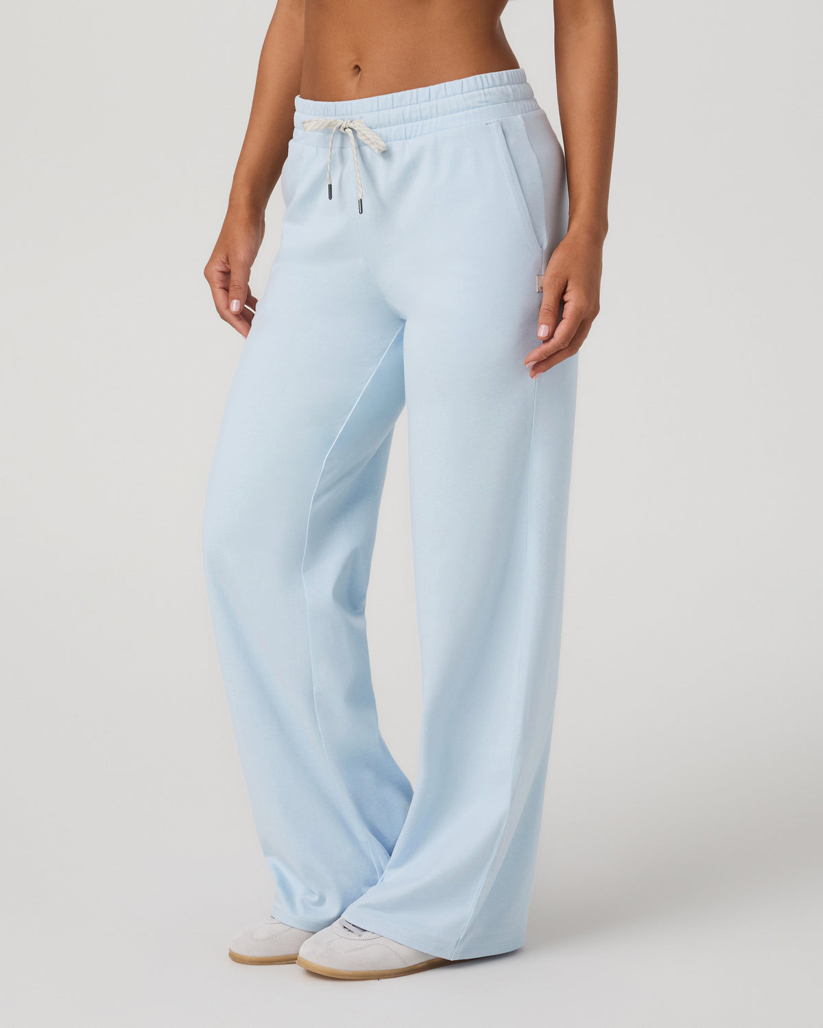 Vuori Halo Essential Wideleg Women's Soft Sky Heather Pants