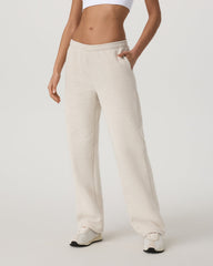 Vuori Women's Restore Straight Leg Sweatpant Bone Heather