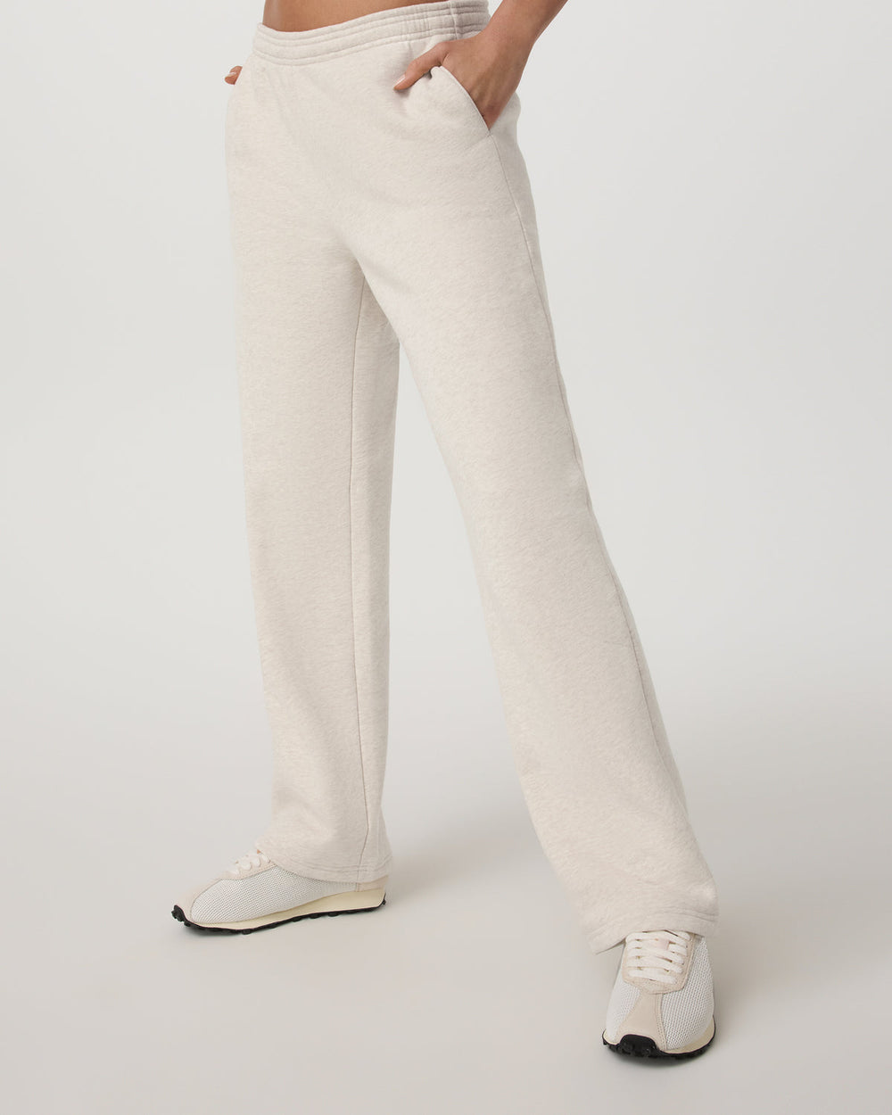 Vuori Restore Straight Leg Sweatpant - Short Bone Heather