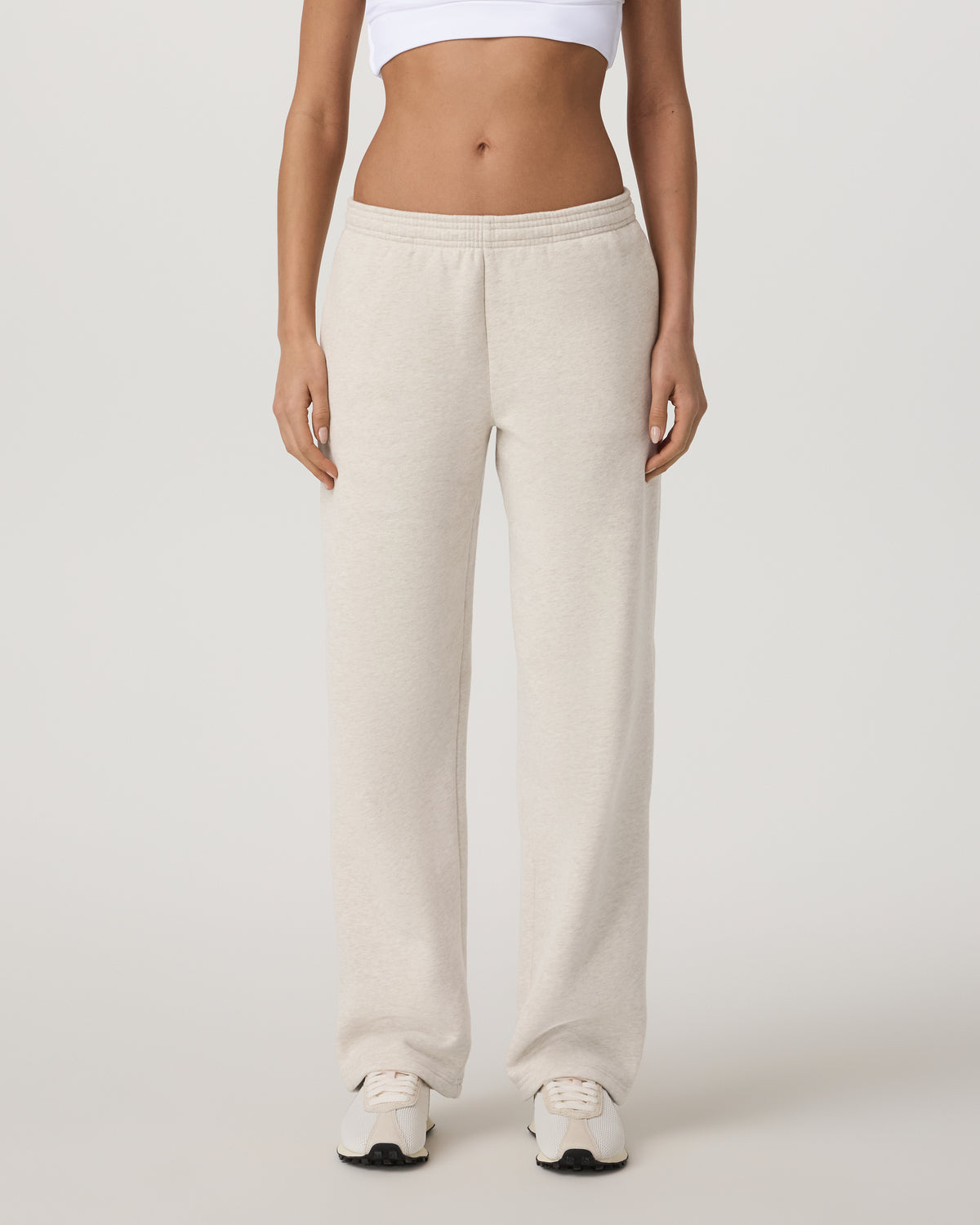 Vuori Restore Straight Leg Sweatpant - Short Bone Heather