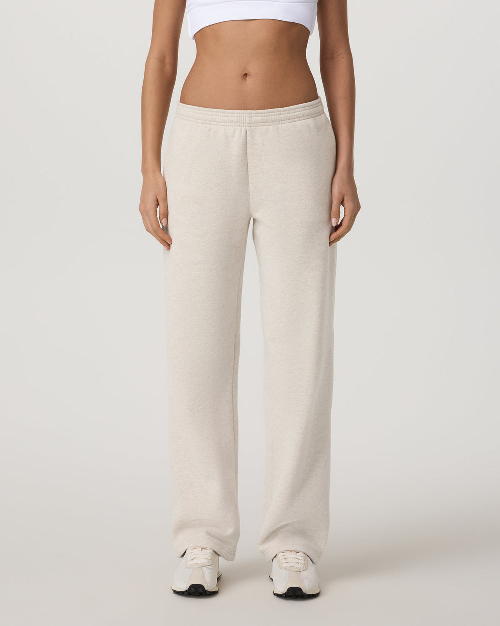 Vuori Restore Straight Leg Sweatpant - Short Bone Heather