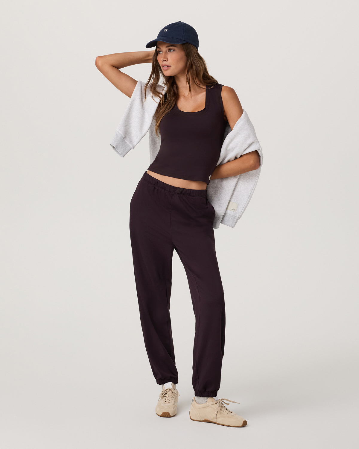 Vuori Halo Modern Sweatpant Women's Raisin Pants