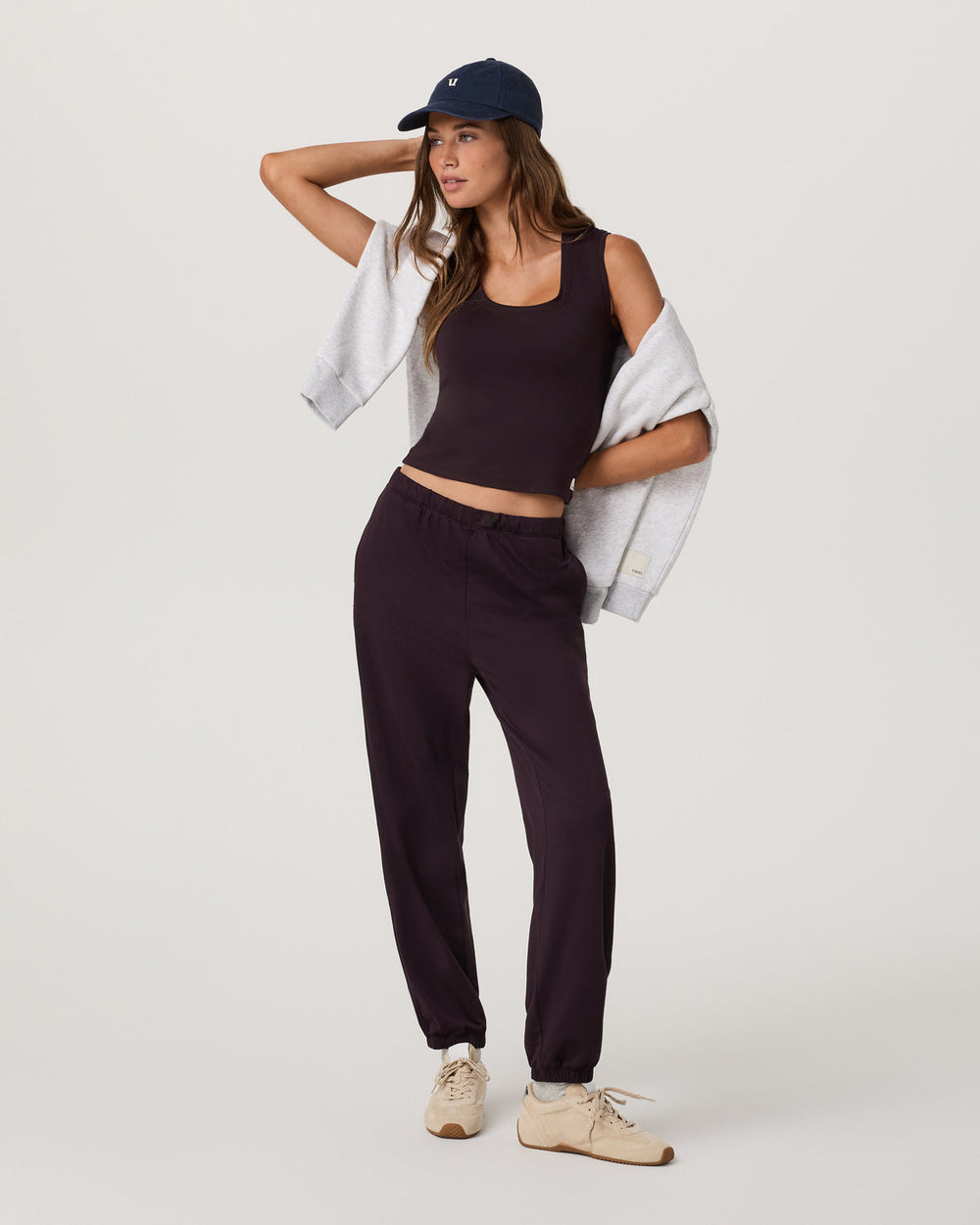 Vuori Halo Modern Sweatpant Women's Raisin Pants