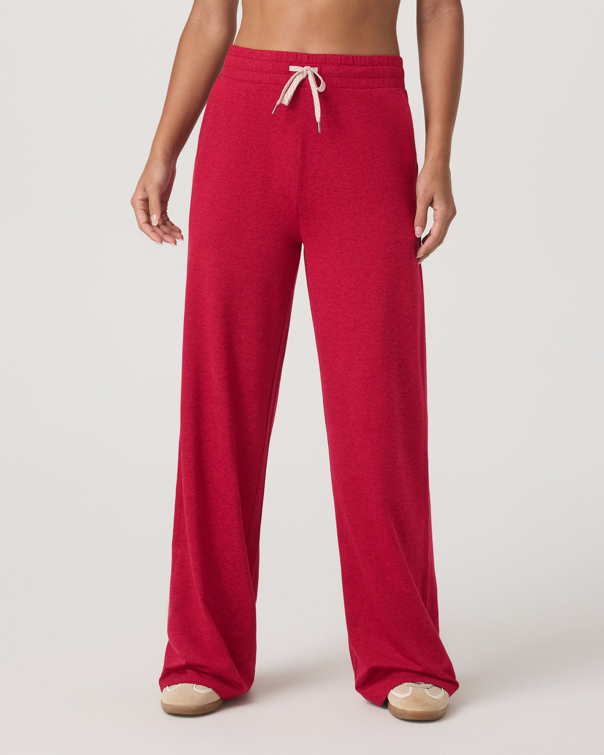 Vuori Halo Wideleg Women's Strawberry Heather Pants