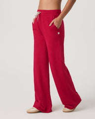 Vuori Halo Wideleg Women's Strawberry Heather Pants