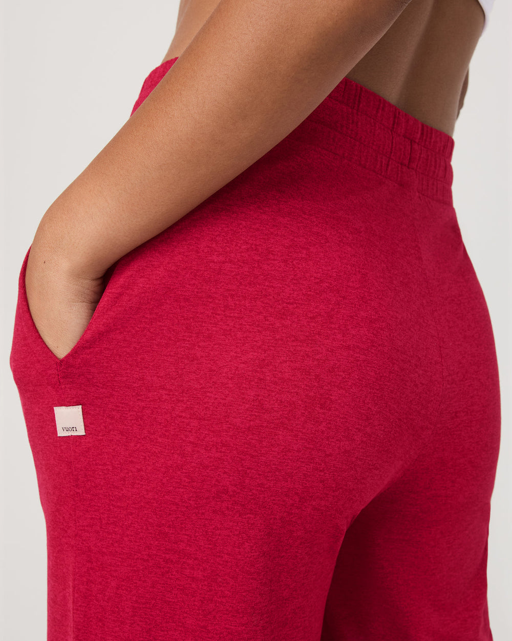 Vuori Halo Wideleg Women's Strawberry Heather Pants