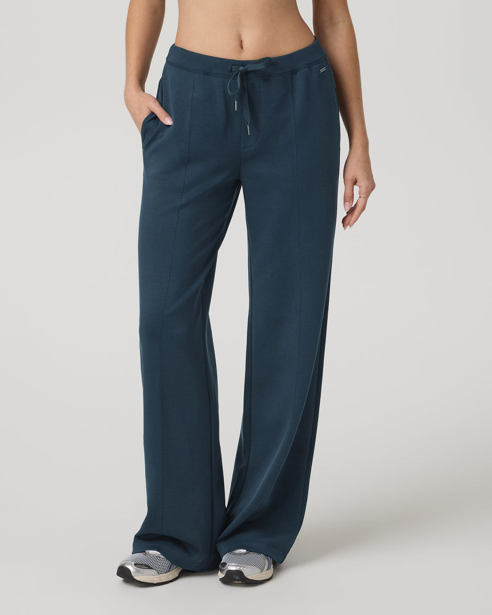 Vuori Compose Wideleg Pant Women's Ocean Blue Relaxed Pants