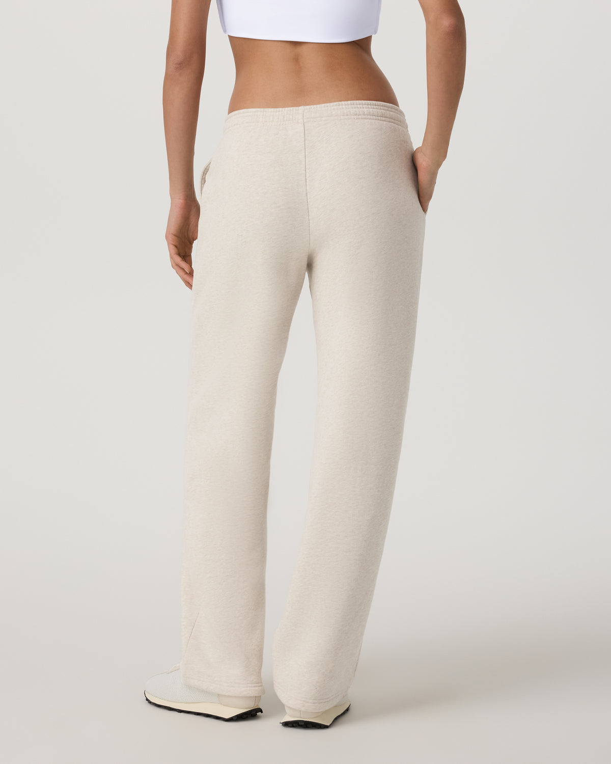 Vuori Restore Straight Leg Sweatpant - Long Bone Heather