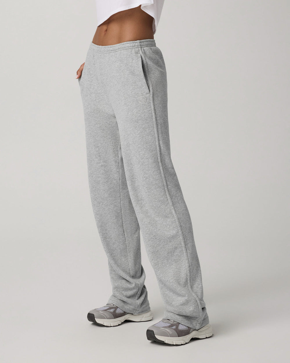 Vuori Sedona Straight Leg Sweatpant Light Heather Grey Pants