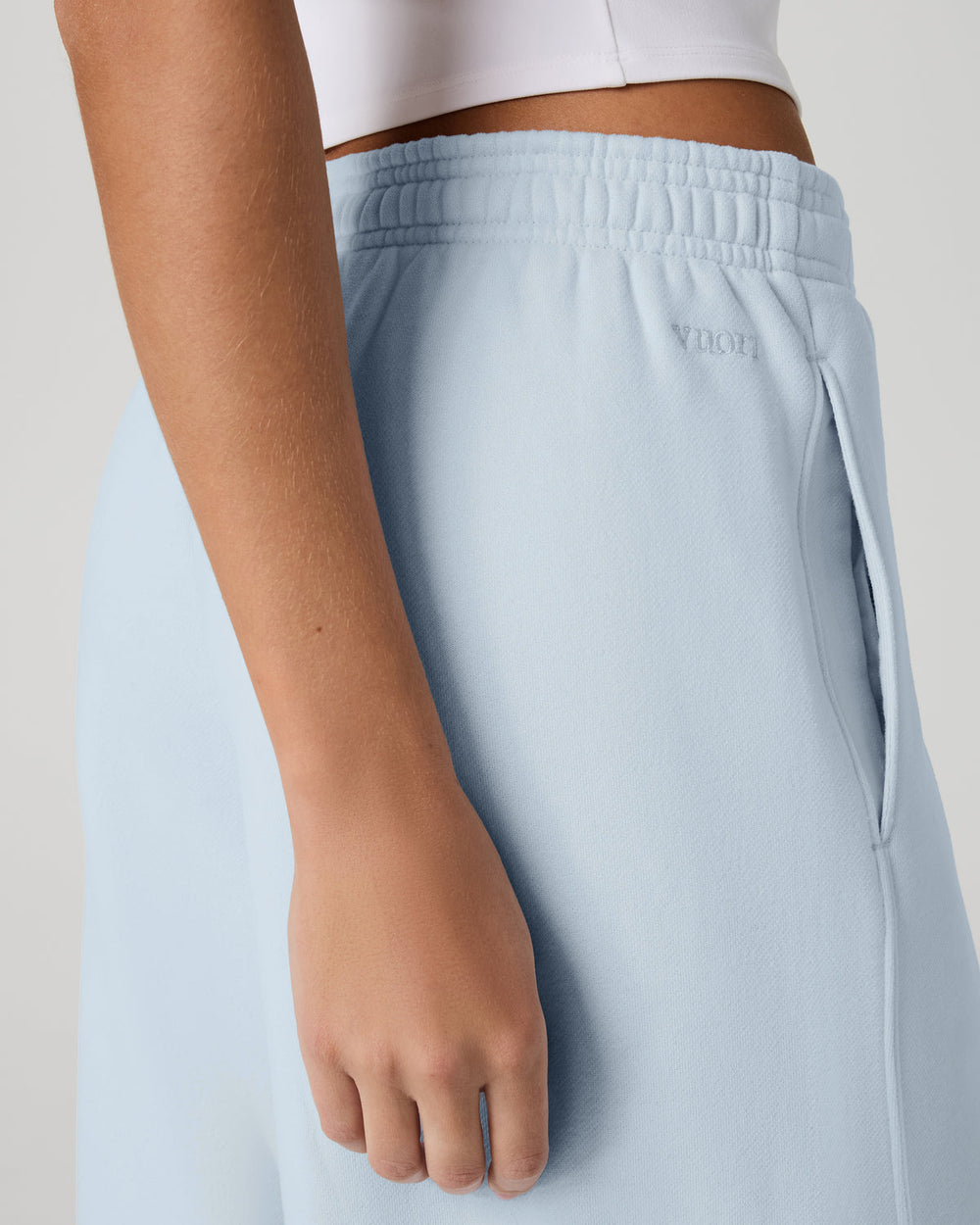 Vuori Restore Ultra Wideleg Sweatpant Soft Sky