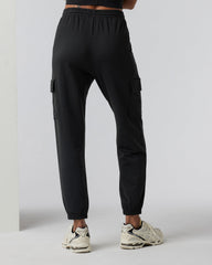 Vuori Boyfriend Cargo Sweatpant Black Heather Sweatpants