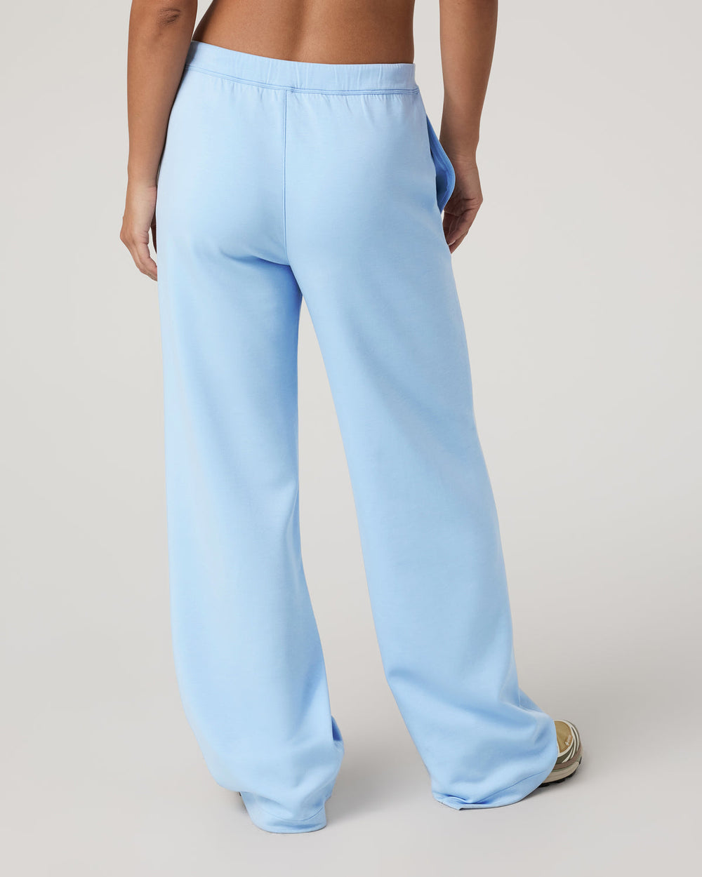 Vuori Compose Wideleg Pant Crystal Blue Mid-High Rise Pants