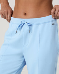 Vuori Compose Wideleg Pant Crystal Blue Mid-High Rise Pants