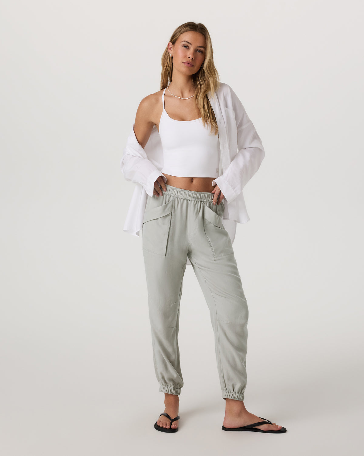 Vuori Trestles Twill Jogger Talc