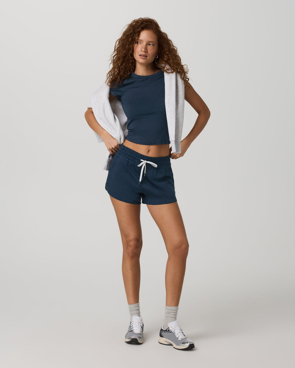 Vuori Women's Halo Performance Short 2.0 Blue Coast Heather