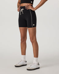 Vuori Daily Piped Short 5" Women's Black Shorts