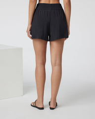 Vuori Villa Short Women's Black Pull-On Shorts