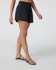 Vuori Villa Short Women's Black Pull-On Shorts