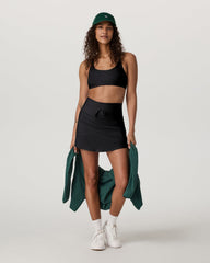 Vuori Daily Skirt Long 16" Women's Black Performance Skirt