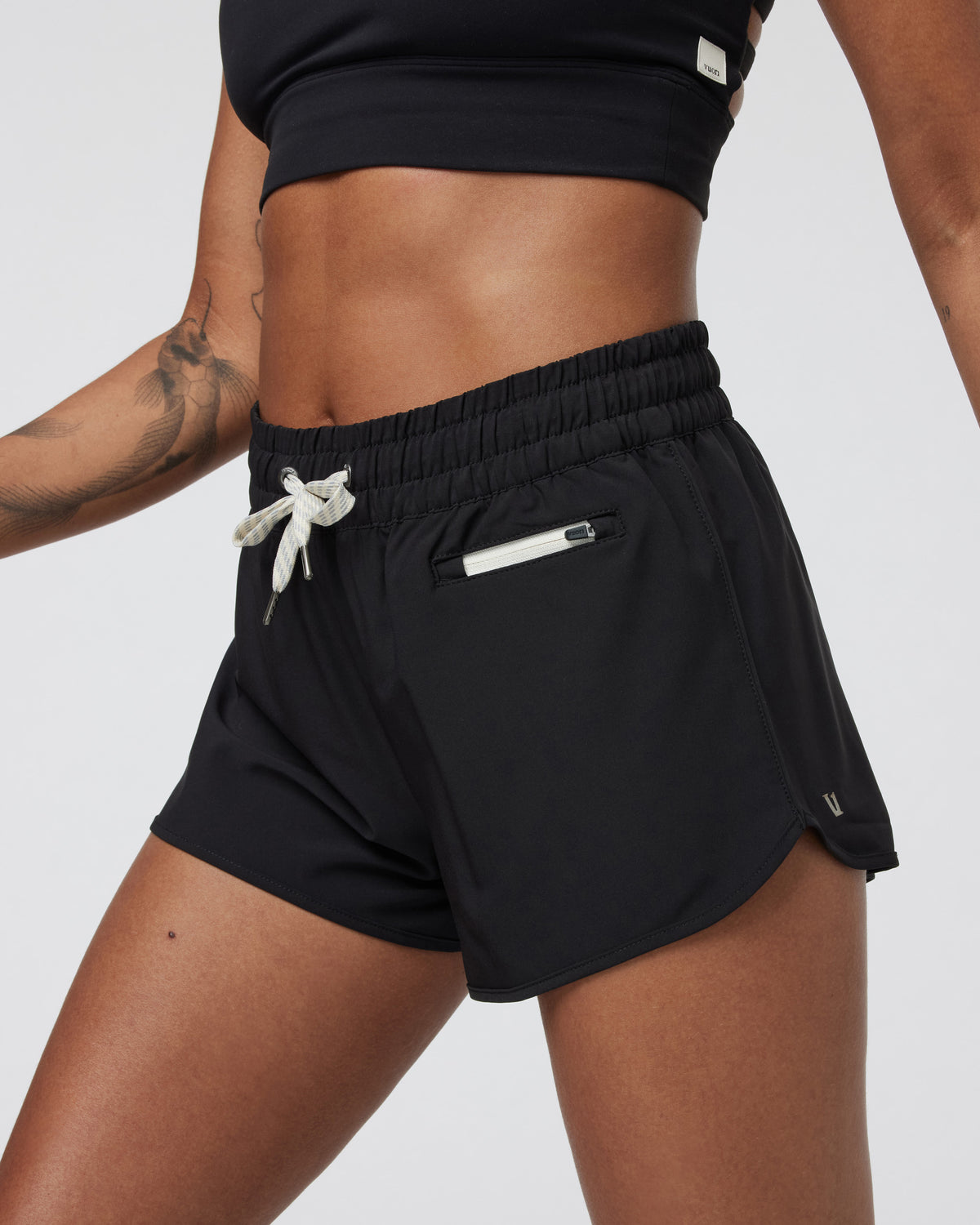 Vuori Clementine Short 2.0 Women's Black Running Shorts