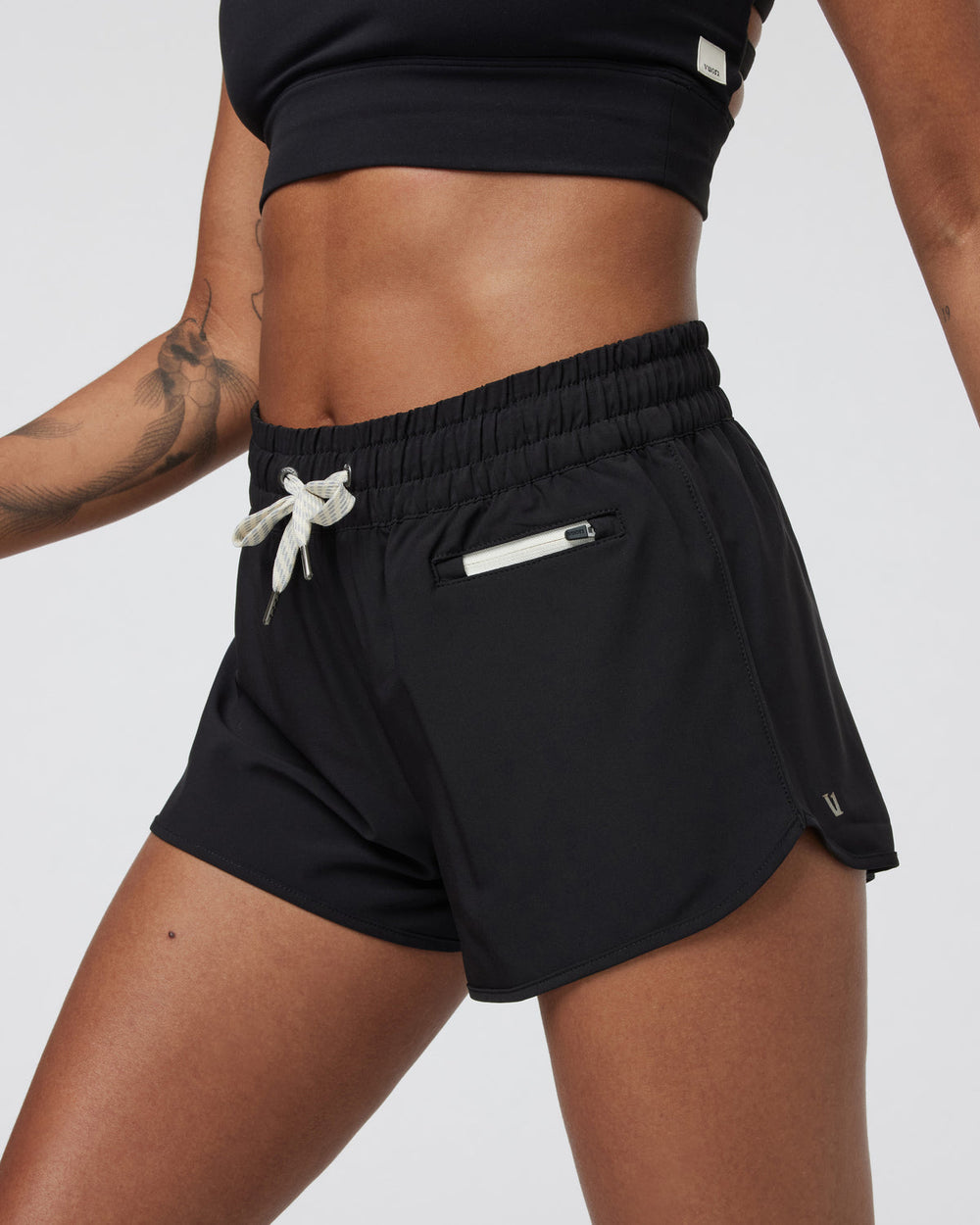 Vuori Clementine Short 2.0 Women's Black Running Shorts