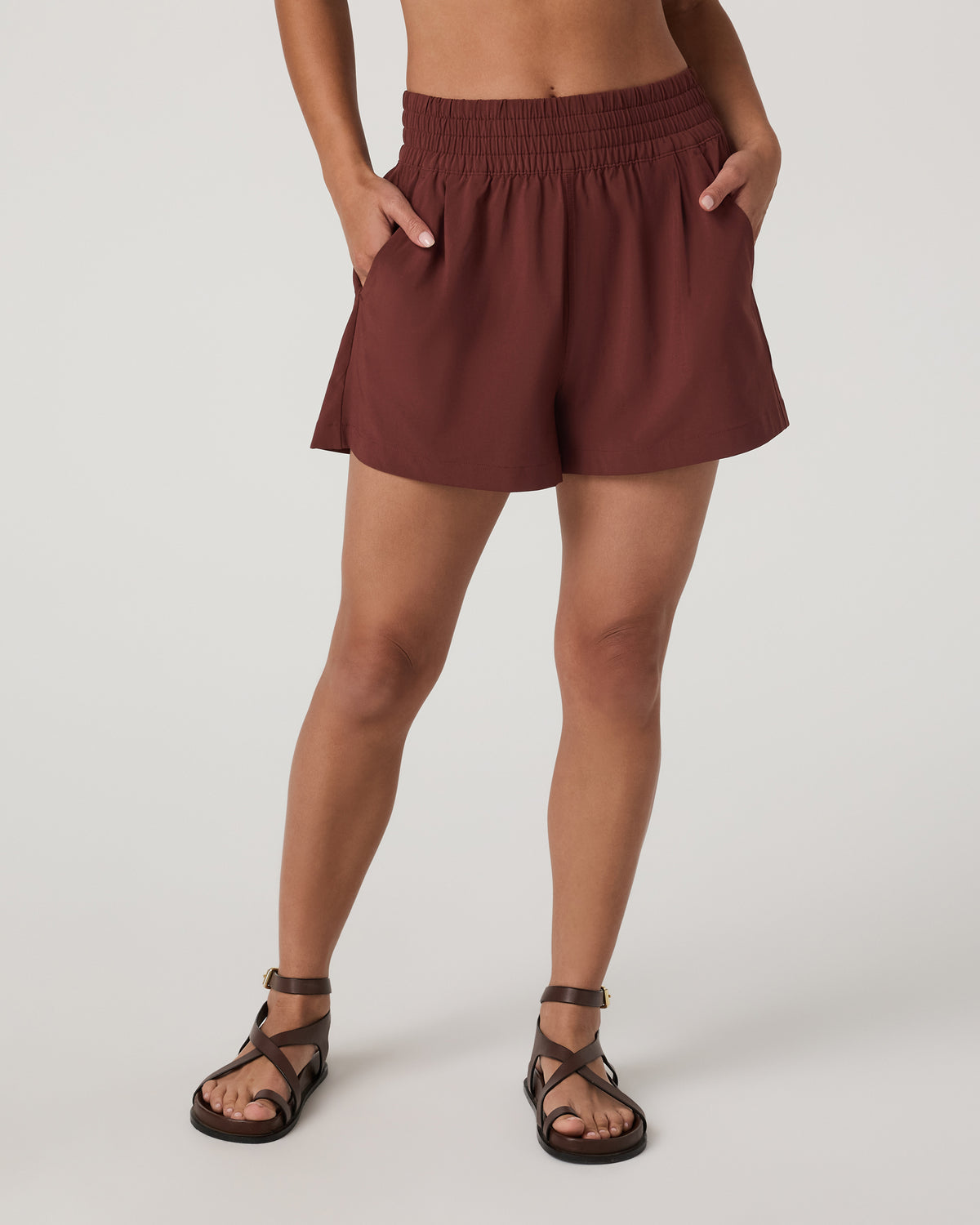 Vuori Villa Short Women's Burnt Sienna Contemporary Shorts