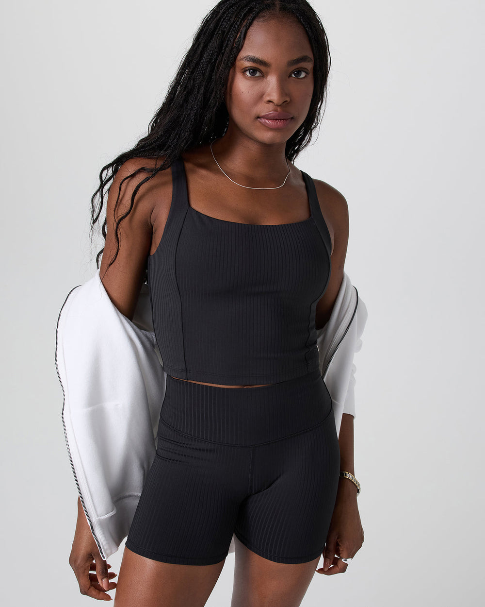 Vuori Inversion Rib Short Black