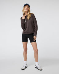 Vuori Clean Elevation Shorty Black Heather Biker Shorts
