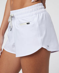 Vuori Clementine Short 2.0 Women's White Workout Shorts
