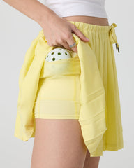 Vuori Clementine Pleated Skirt 15" Sunlight