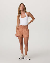 Vuori Dash Elevate Short Women's Desert Peach Fitness Shorts