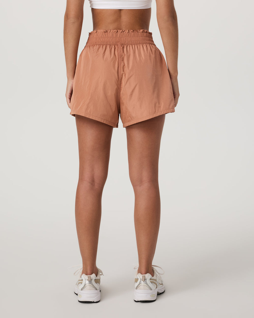 Vuori Dash Elevate Short Women's Desert Peach Fitness Shorts