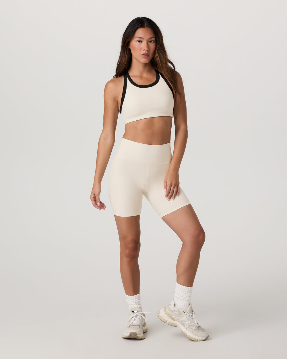 Vuori Clean Elevation Shorty Women's Bone Heather Shorts