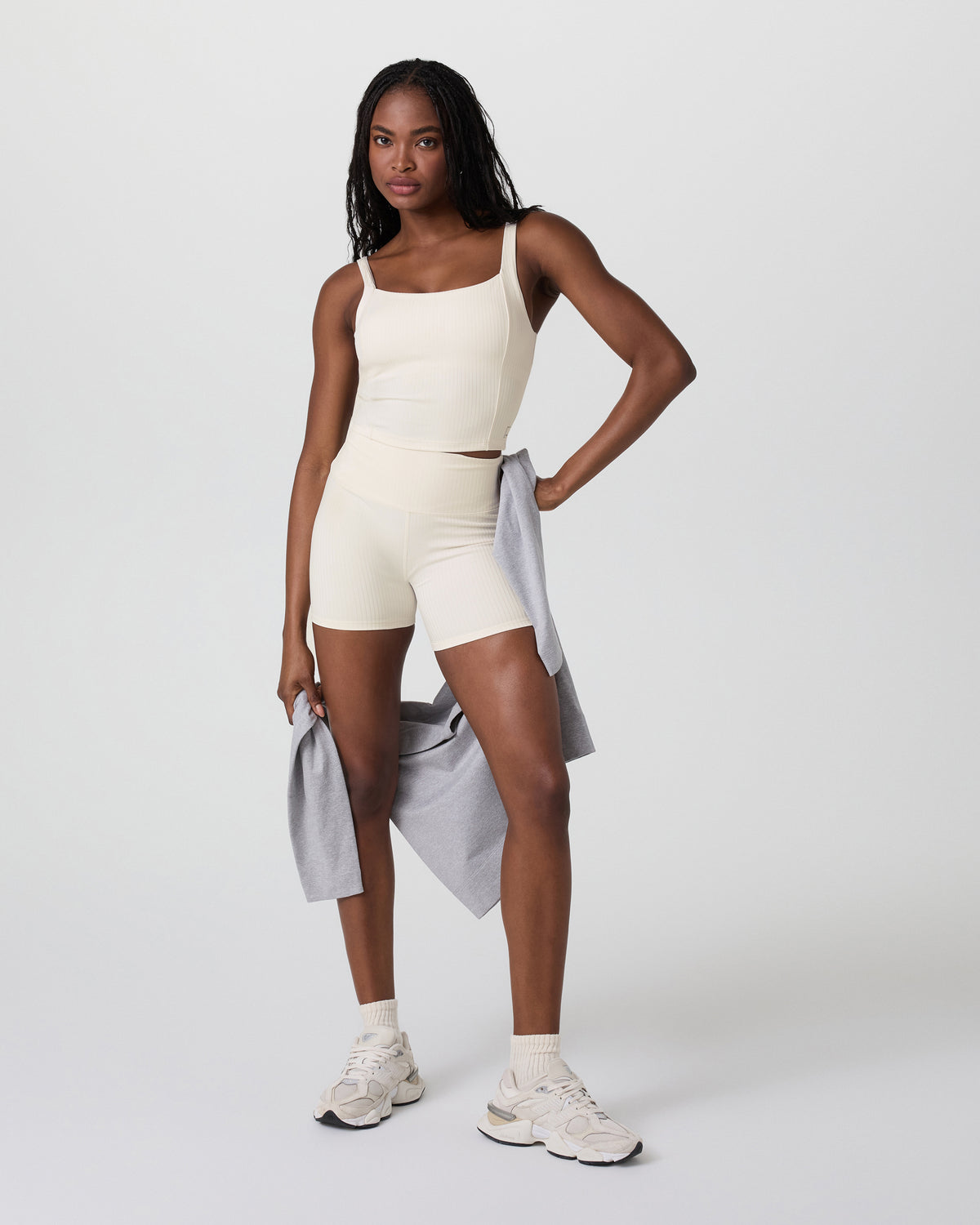Vuori Inversion Rib Short Marshmallow