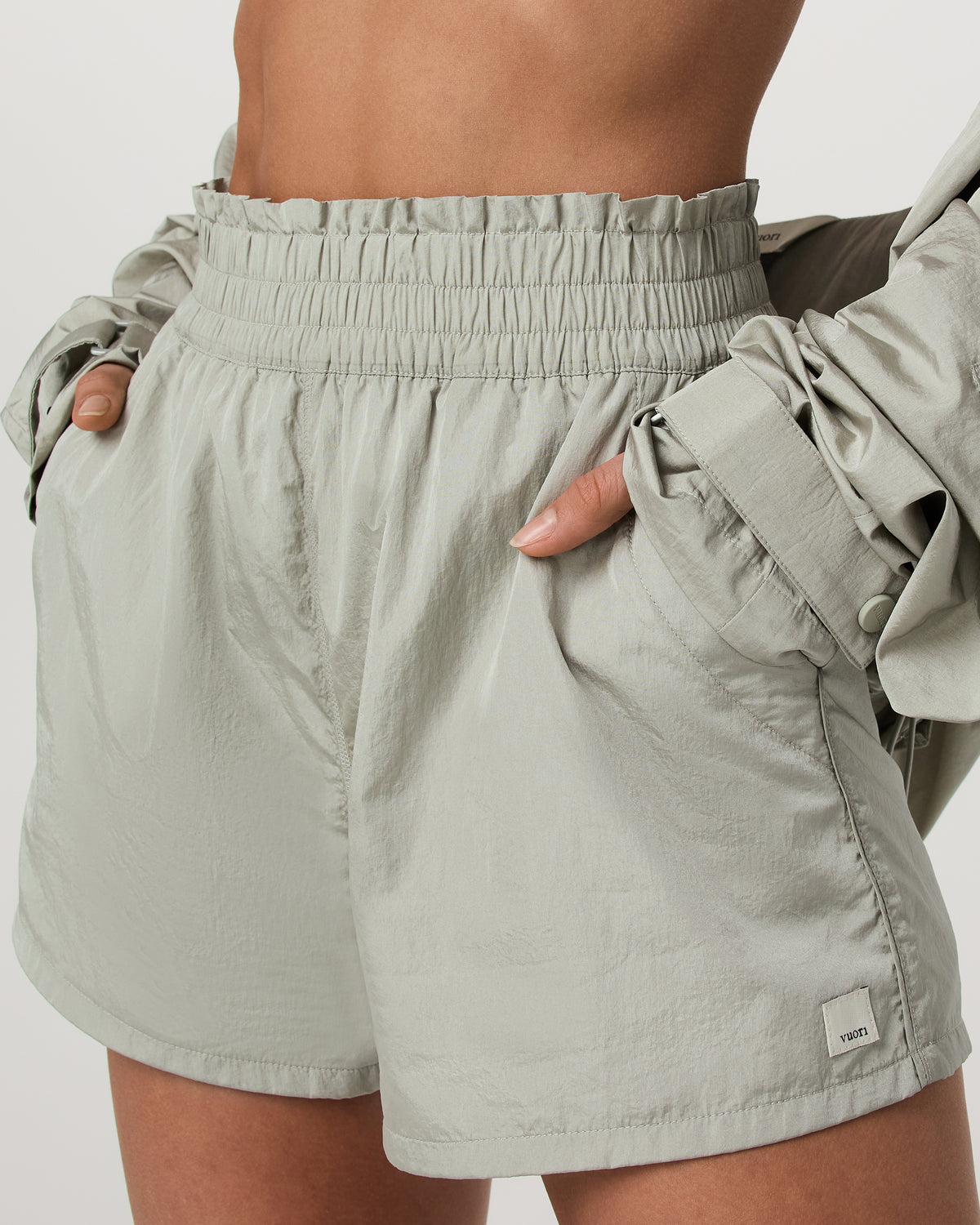 Vuori Dash Elevate Short Women's Talc Fitness Shorts