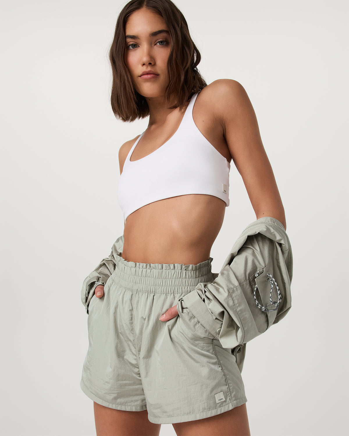 Vuori Dash Elevate Short Women's Talc Fitness Shorts