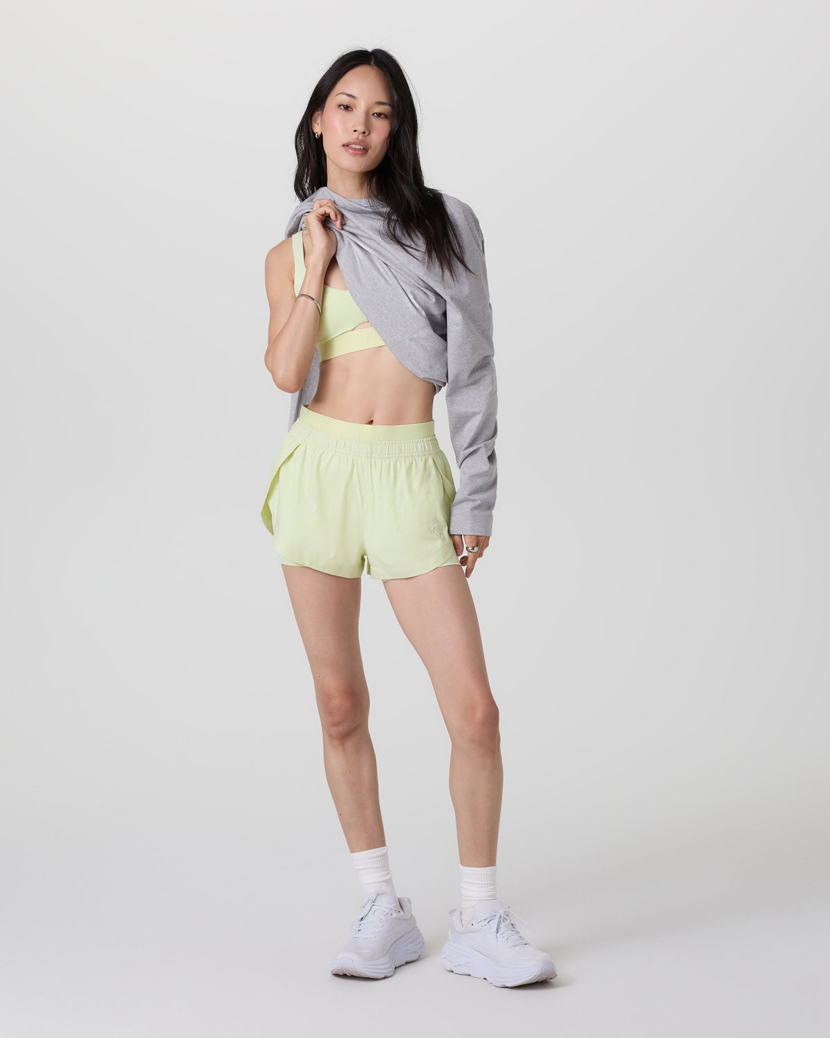 Vuori Luna Short 2" Women's Lemongrass Running Shorts