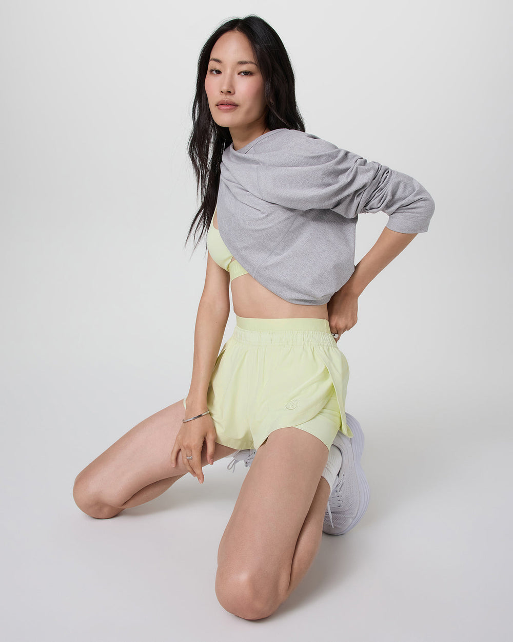 Vuori Luna Short 2" Women's Lemongrass Running Shorts